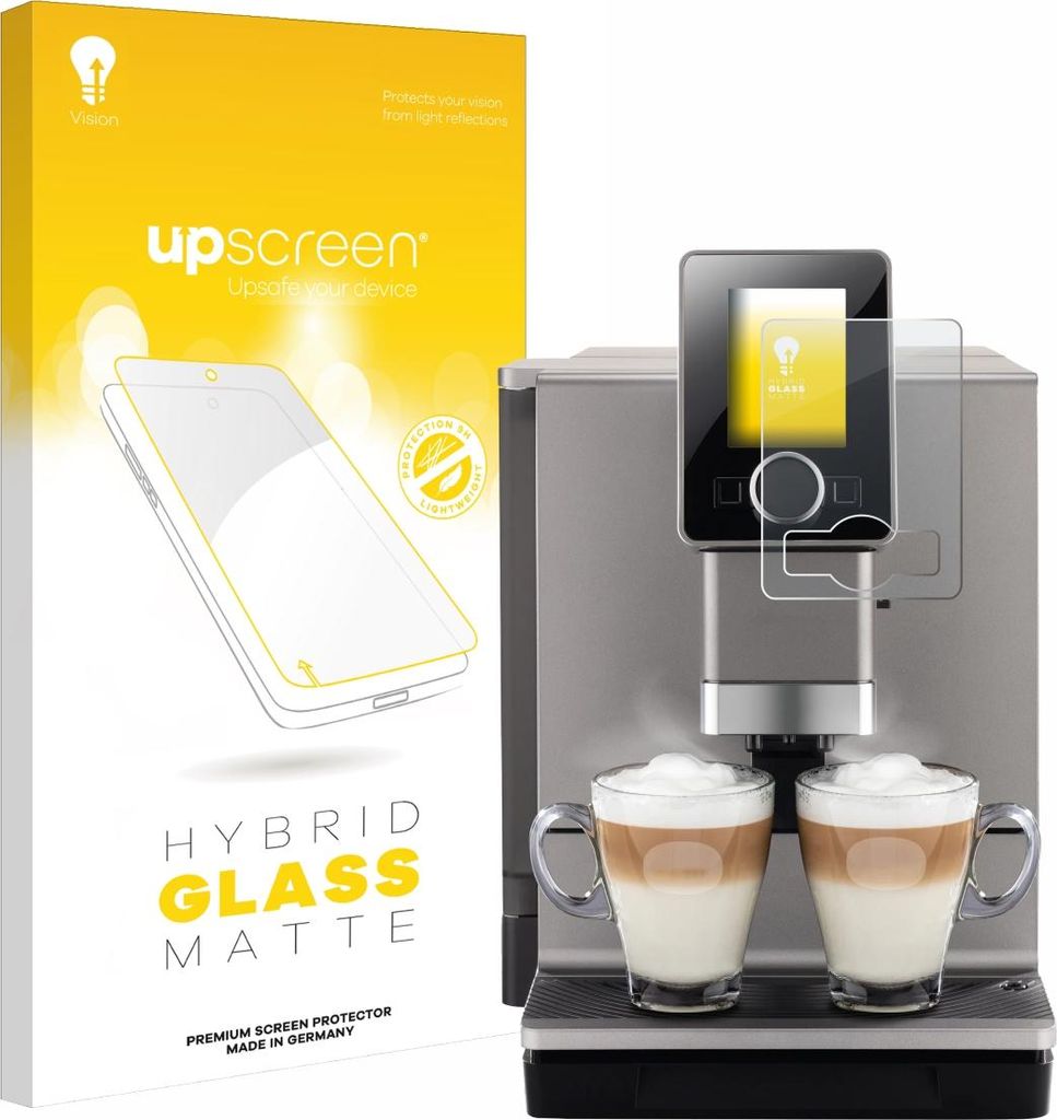 upscreen Entspiegelungs Schutzglas für Nivona NICR 930 CafeRomatica Schutzfolie Panzer Folie Glas Display Schutz matt