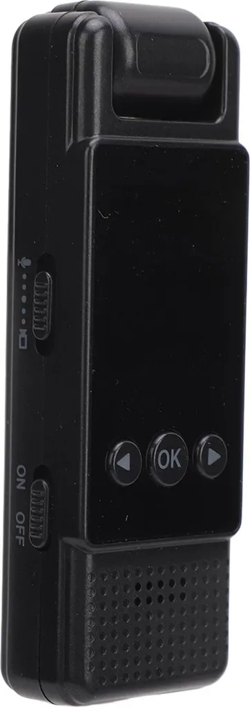 Caméra Piéton WLAN 1080P HD Vision Nocturne avec Clip de Fixation