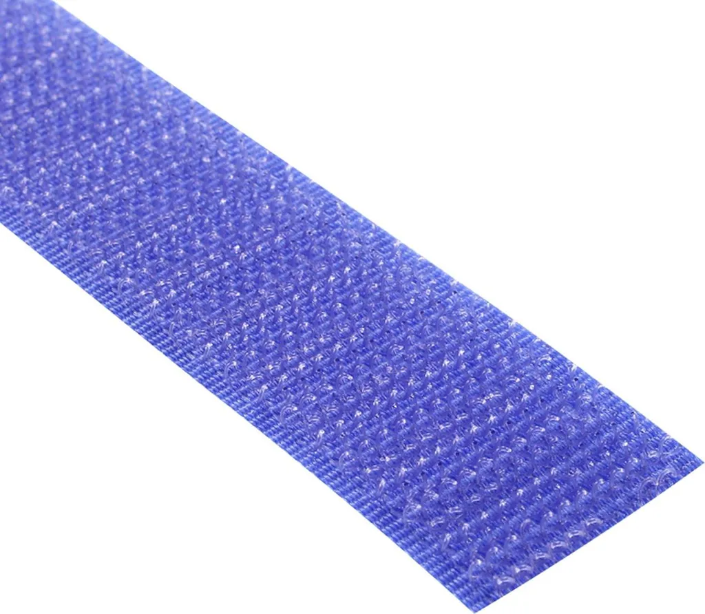 Solution fermeture velcro bleue 20mm x 3m à coudre - Finition textile