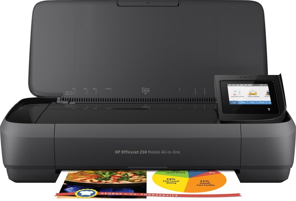HP OfficeJet 250 Mobiler All-in-One-Drucker, Produktbild 