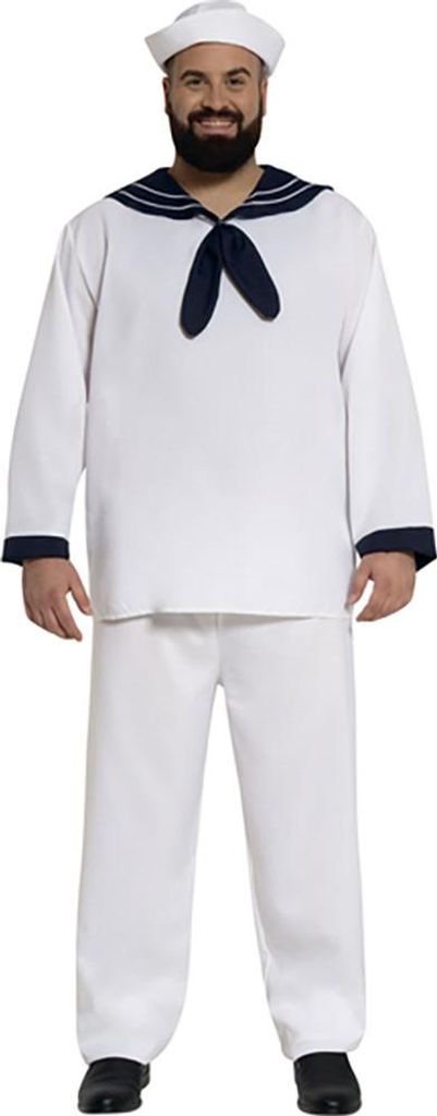 Traje de marinero para hombre, tallas M-XL, talla: L Imagen del producto 