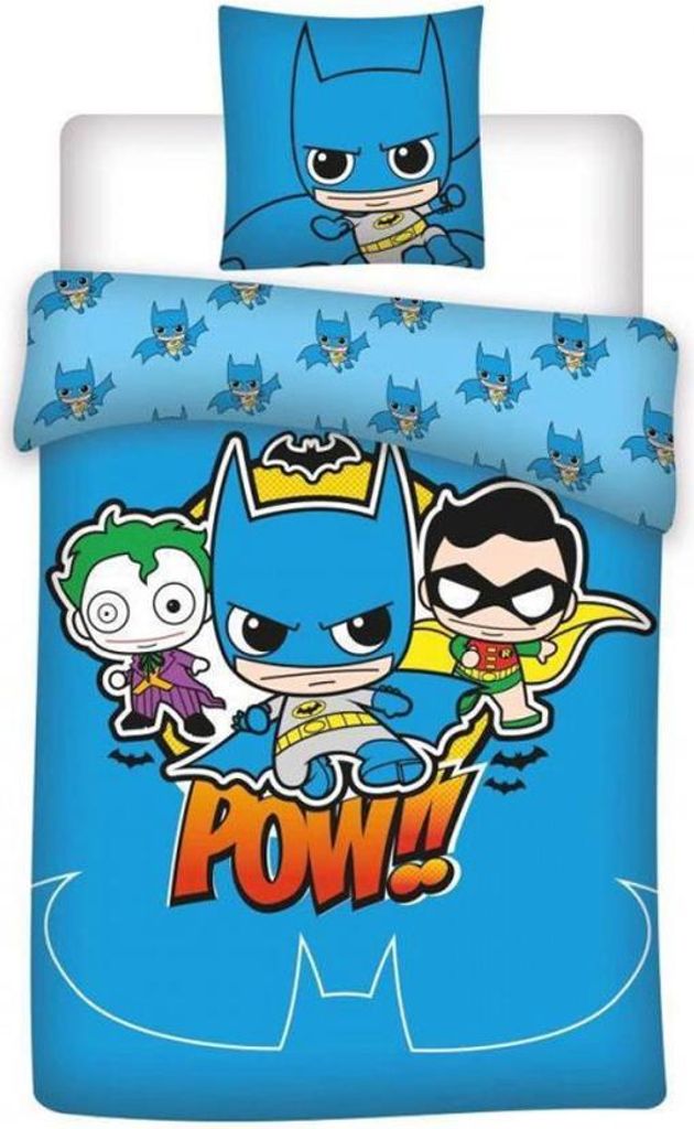Batman Kleinkind Bettbezug 100 x 140 cm Baumwolle Produktbild 