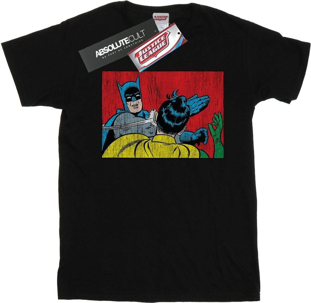 DC Comics - "Batman Robin Slap" T-Shirt für Herren BI31669 (XXL) (Schwarz)