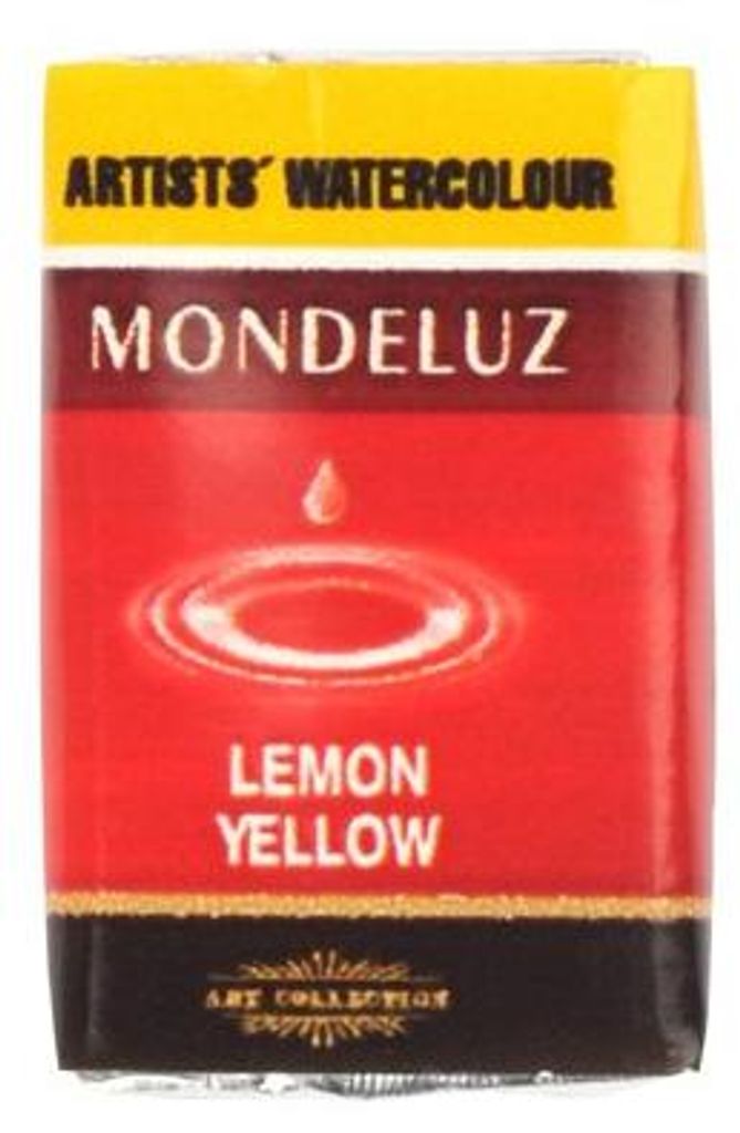 Aquarellfarbe- " Mondeluz " - Lemon Yellow / 215 - 8g / Blister