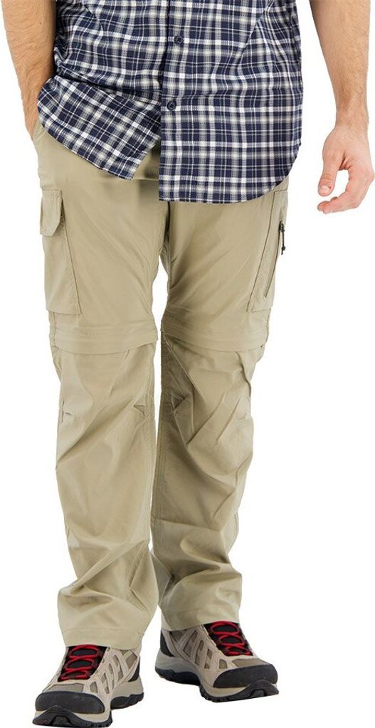Columbia Silver Ridge Utility Hosen Silber 34 / 30 Mann Silber 34