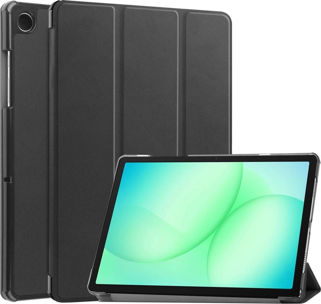 Schutzhülle für Galaxy Tab A11 Plus / A9 Plus, Bizon Case Tab Croc, Schwarz