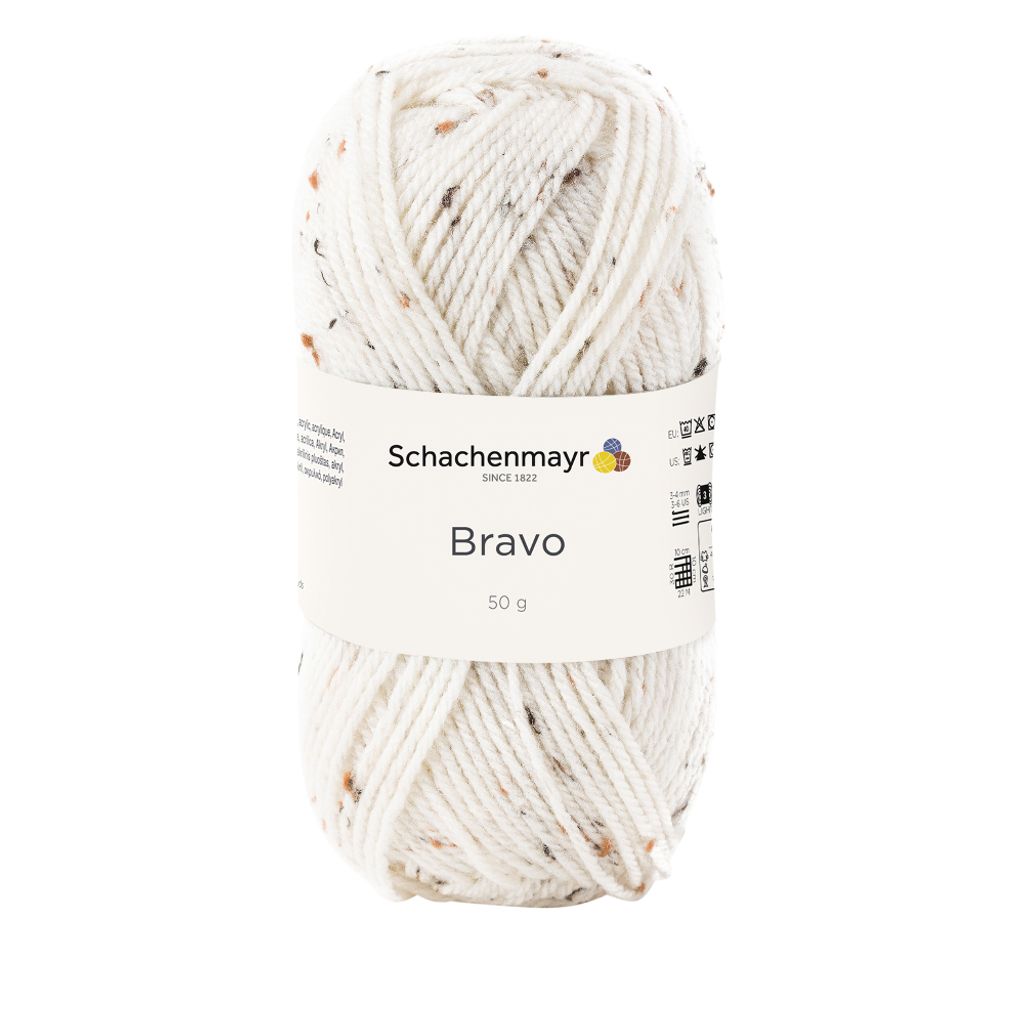 Schachenmayr Bravo, 50g Natur Tweed Handstrickgarne Immagine del prodotto 