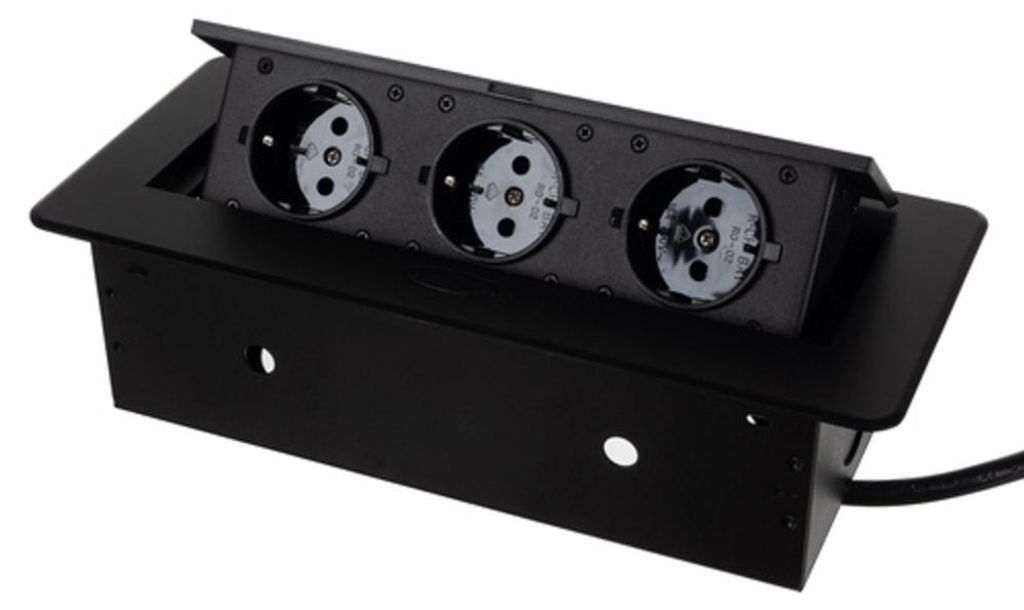 IZOXIS 21659 Dreifache Schublade in der Tischplatte Produktbild 