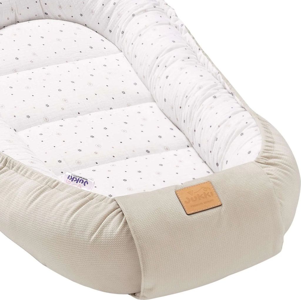JUKKI® Baby Nestchen 100x55cm bis zu 9 Monaten SAMT [Little Produktbild 2