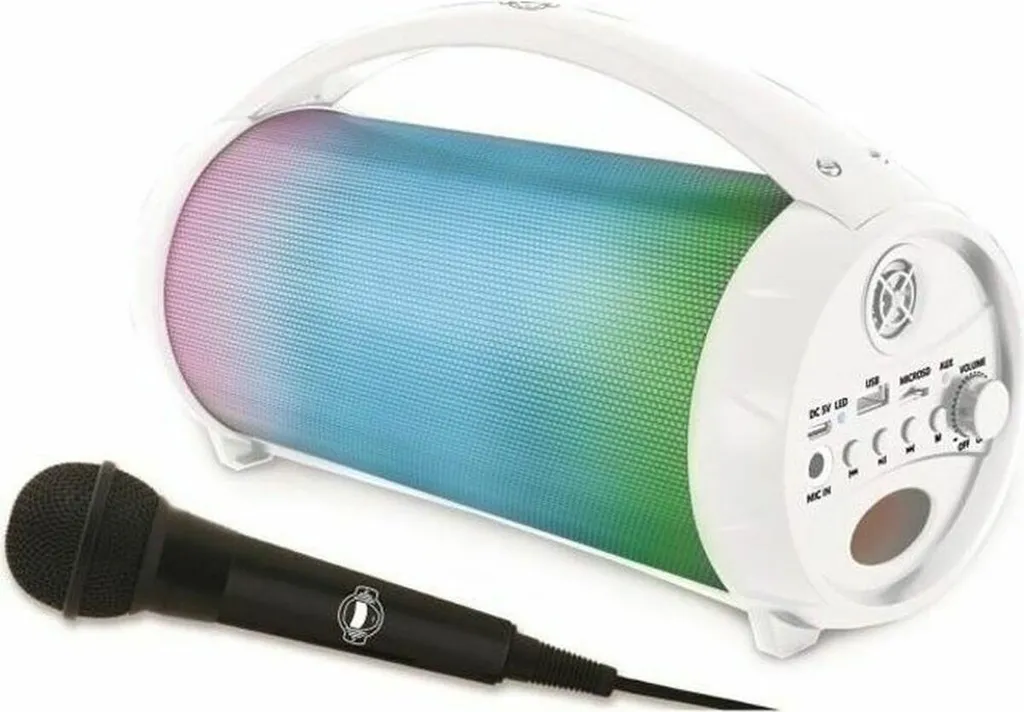Cassa Bluetooth Lexibook iParty Bianca - Ideale per Feste e Regali