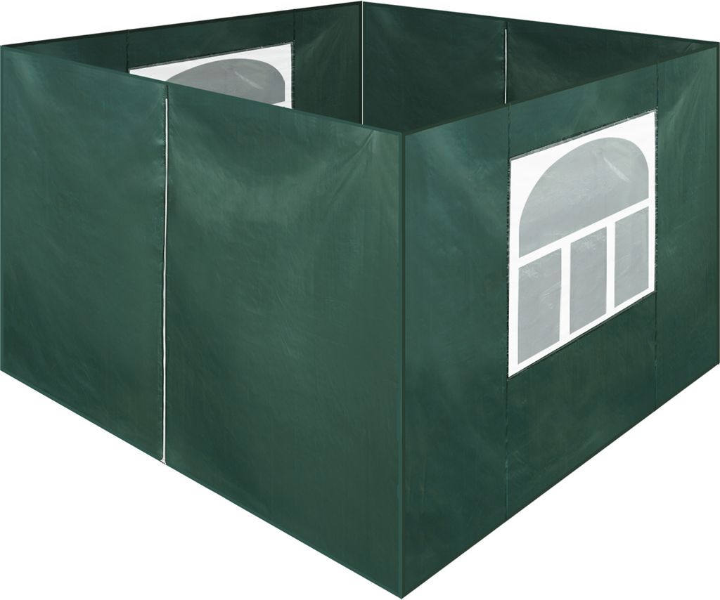 CLIPOP 4 Seitenteile für 2x2 m Pavillon, 2 Seitenteile mit Produktbild 
