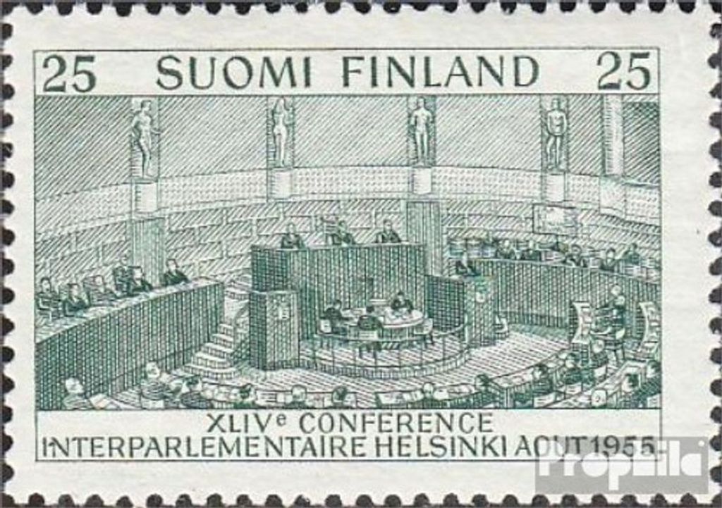 Briefmarken Finnland 1955 Mi 441 (kompl.Ausg.) postfrisch Konferenz der Union