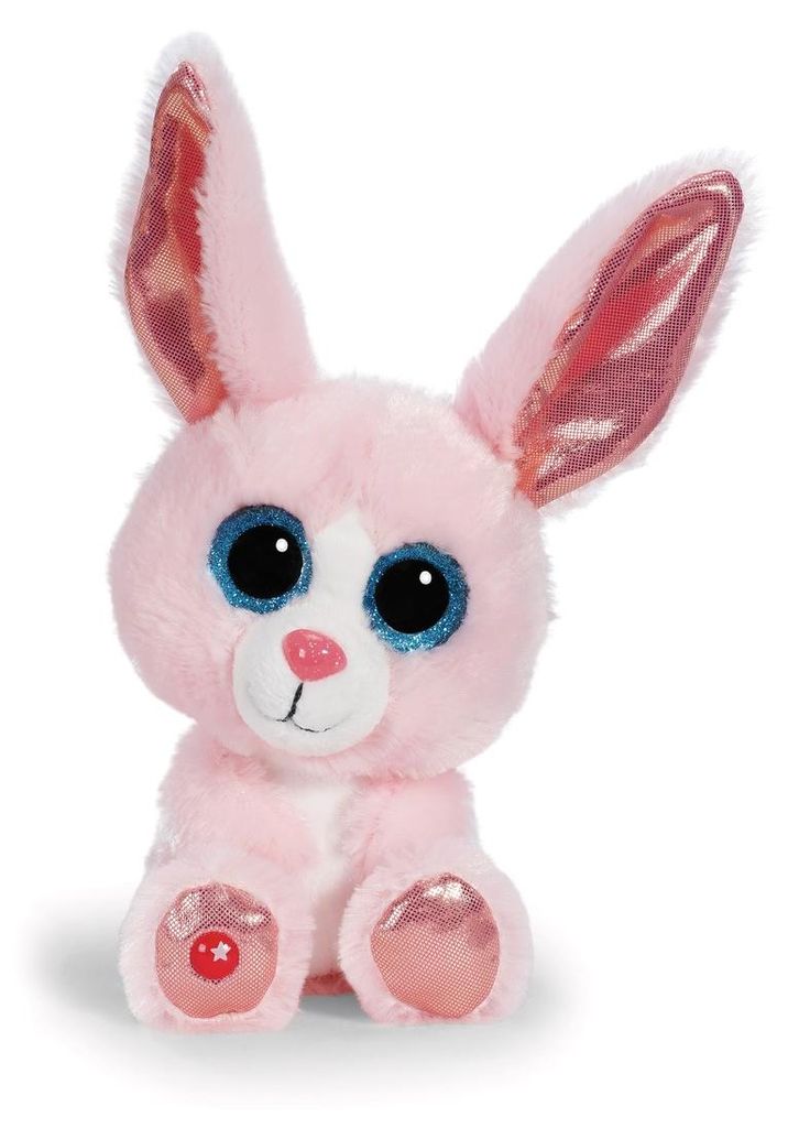 NICI Plüsch GLUBSCHIS Hase Monni-Wonni schlenkernd rosa 15cm