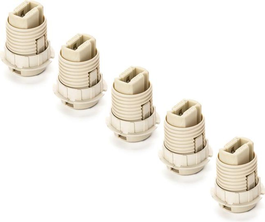 Douille G9, lot de 5, y compris bague à visser avec Image du produit 