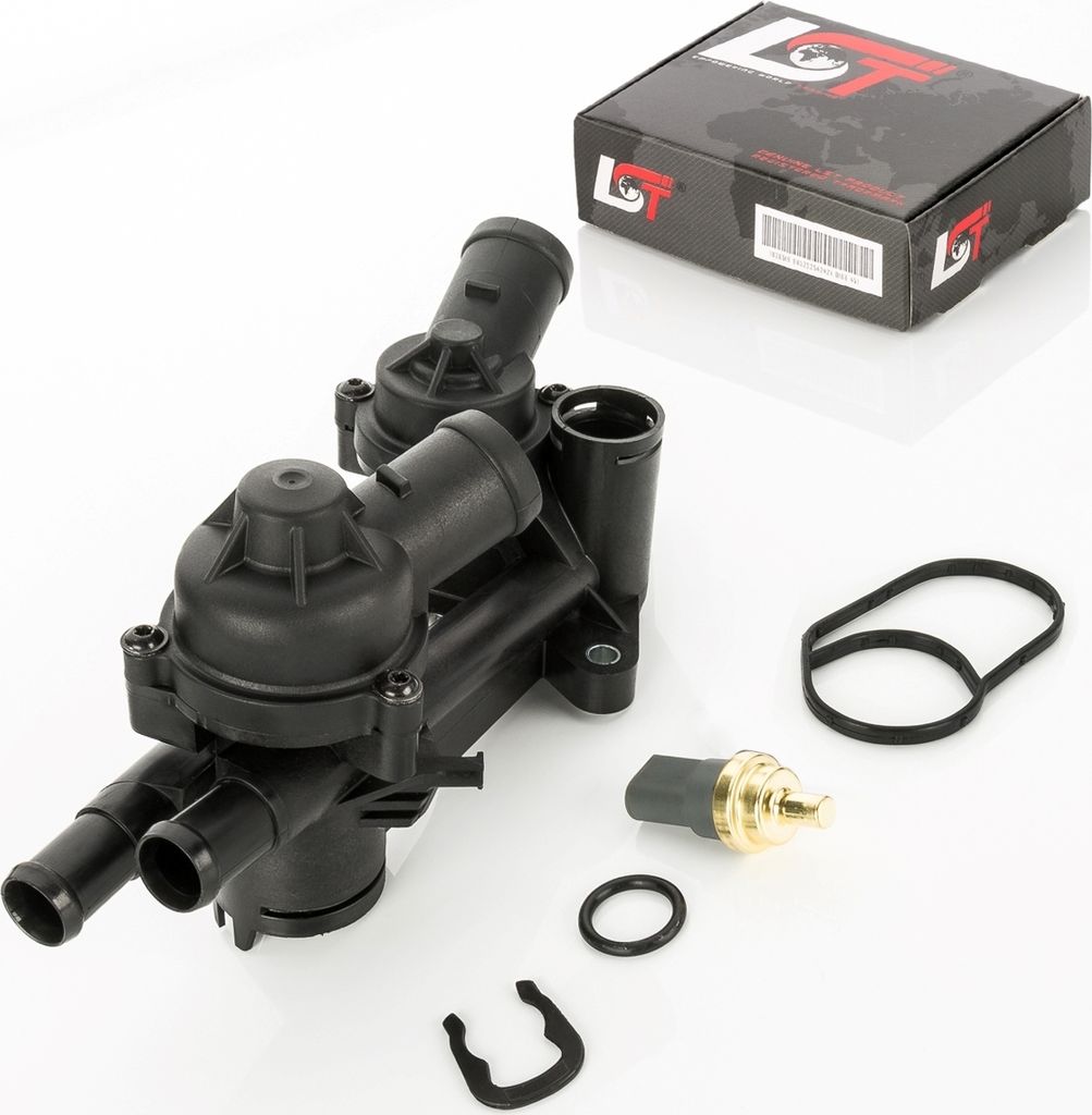 Kühlmittelthermostat 87°C für VW EOS GOLF 4 IV 5 V JETTA 3 III PASSAT TOURAN