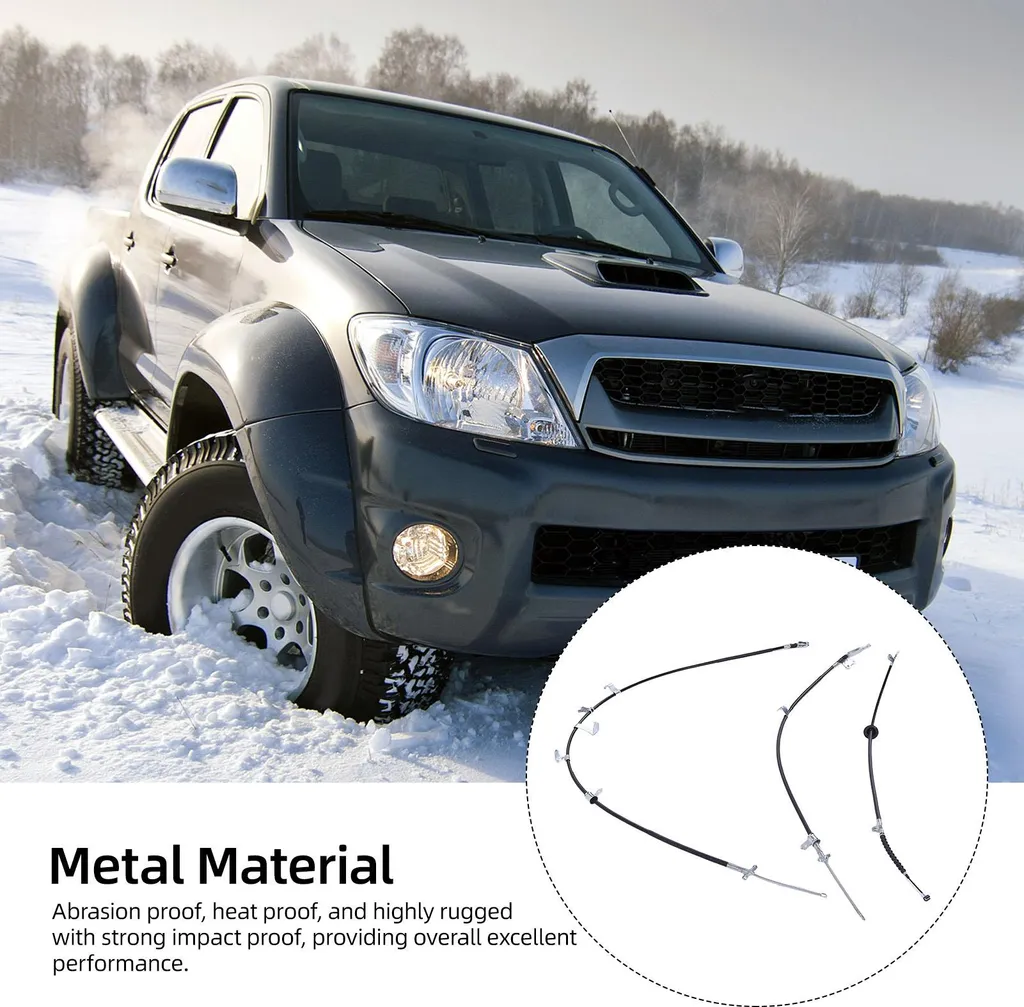 Câbles de frein renforcés 464KIT-0K040 Hilux GGN25 KUN26 2005-2016 complets