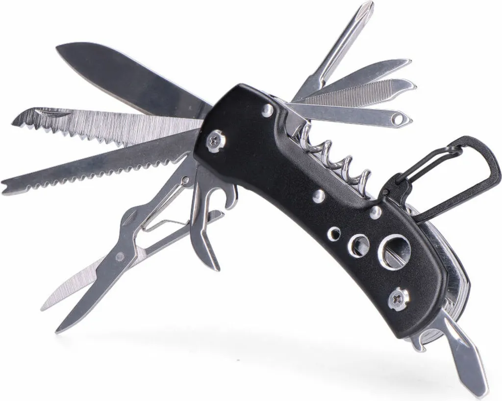 Couteau multifonction EDM 08556 : fini les outils perdus avec mousqueton