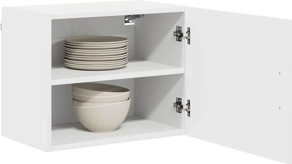 "Winter Sale" Küchenschrank Kalmar 2 pcs - Montage erforderlich - Weiß 50 x 31 x 40cm Holzwerkstoff - clorisNeu694752 - Küchenschränke