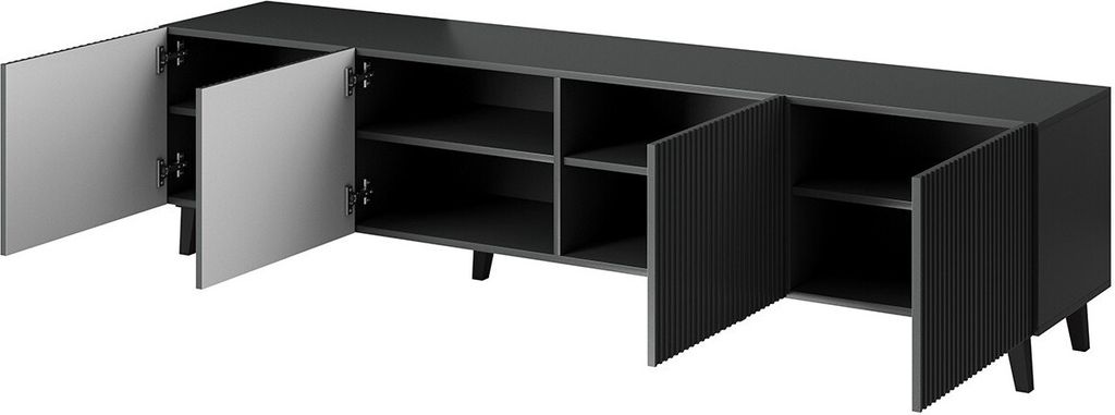 MIRJAN24 TV-Lowboard Vamos Grey 200, TV-Schrank mit 4 Produktbild 9