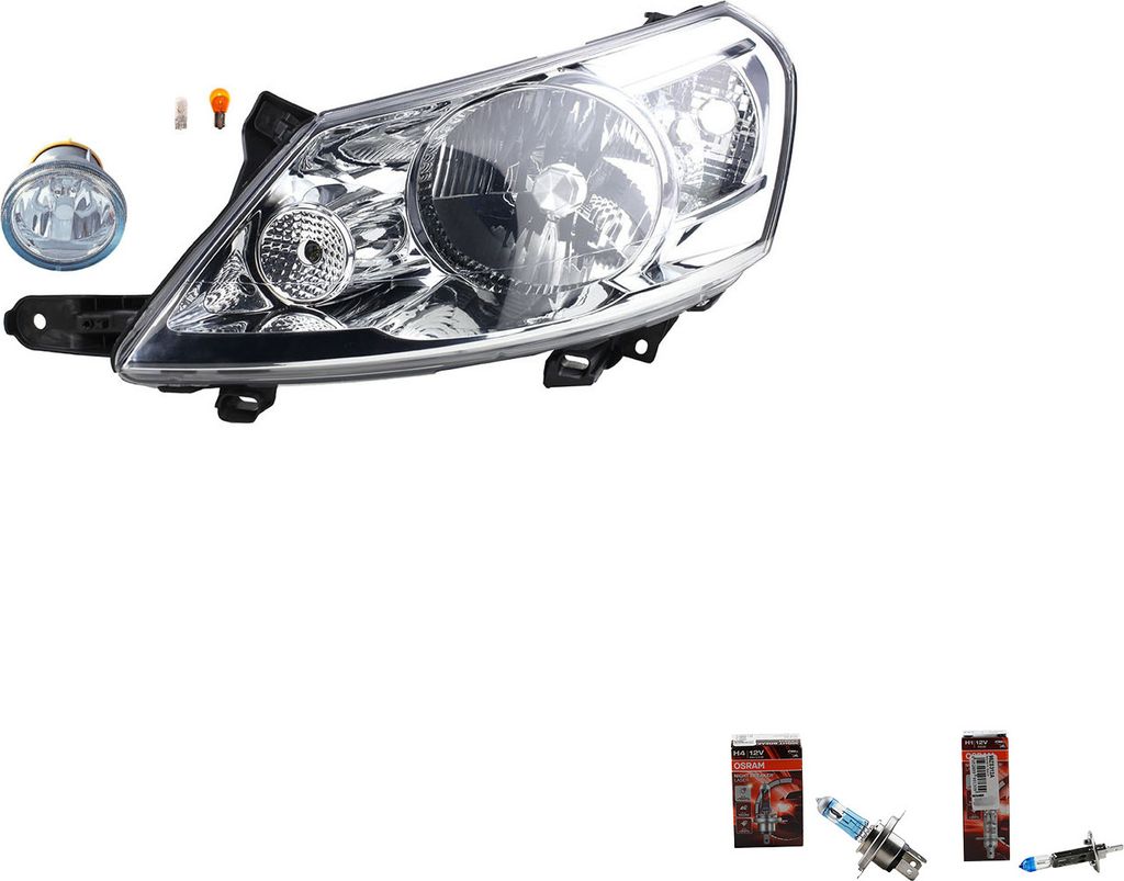 Johns, Scheinwerfer + Osram Night Breaker Laser passend für Fiat Scudo 272 01/ 2007 -Li 1400455580 00006208C5 6208C5 1401368180 6206L0 6208L0 SU00...