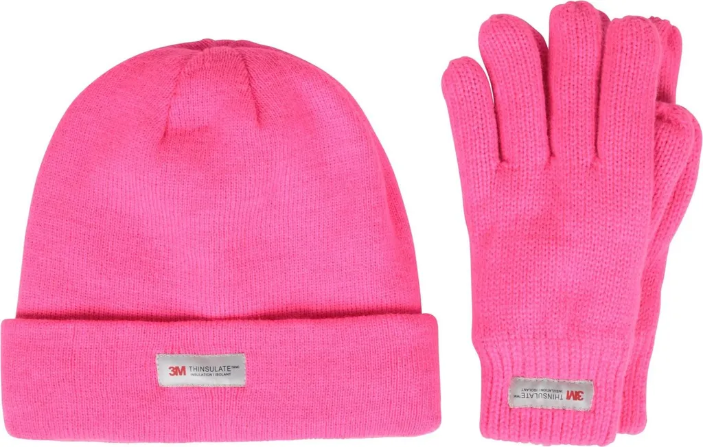 Set Invernale Bambini Mountain Warehouse MW3700 Rosa Thinsulate S-M