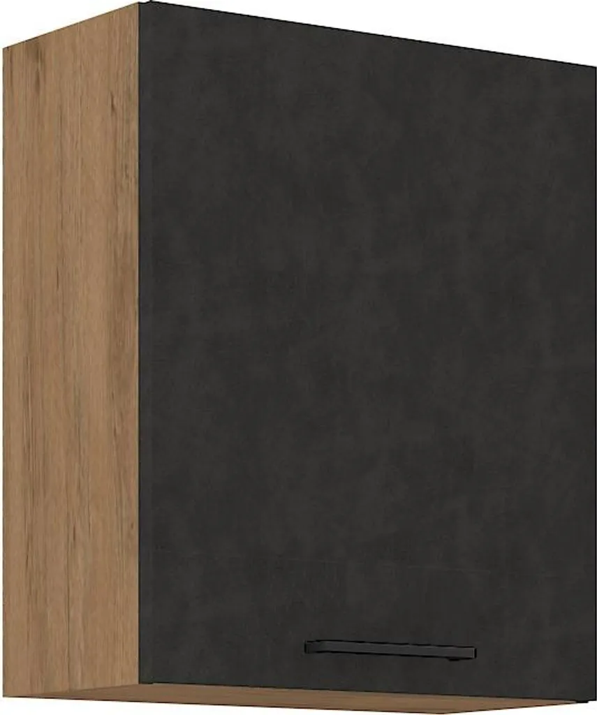 Armadietto Pensile Cucina VANYA 60cm Matera e Rovere Lancelot - Moderno
