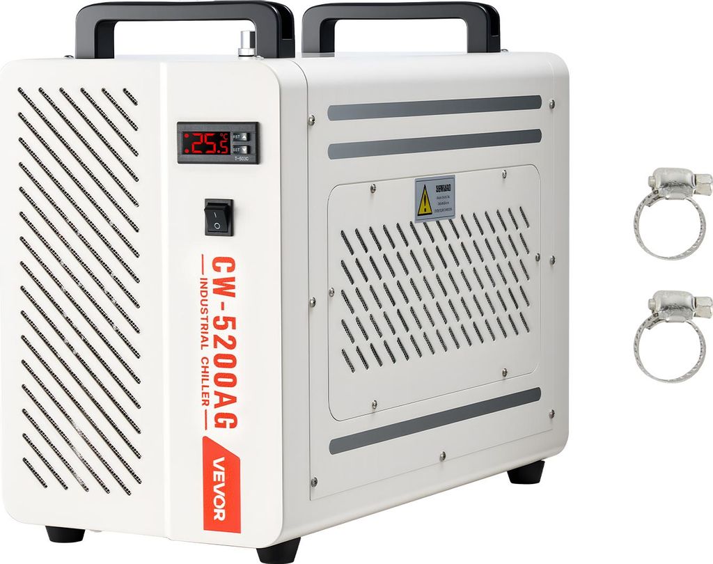 VEVOR Raffreddatore industriale ad acqua 1,6 kW, sistema di Immagine del prodotto 
