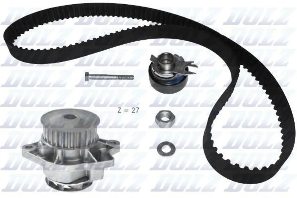 Pompe à eau et kit de courroies dentées KD053 pour Seat Ibiza et Cordoba