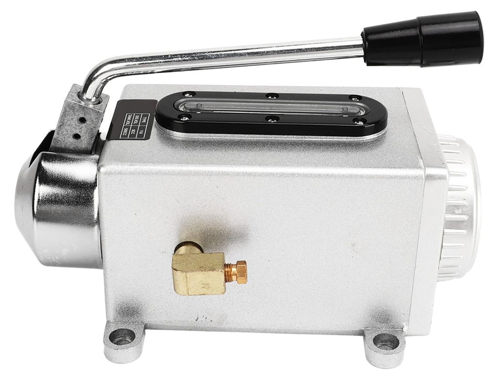 500CC manuelle Schmierölpumpe, doppelter Auslassanschluss, 4 mm, manuelle CNC-Schmierung für Stanz- und Fräsmaschinen