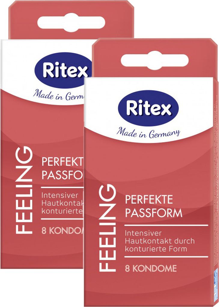 16x Ritex Feeling Kondome konturiert - Standardgröße