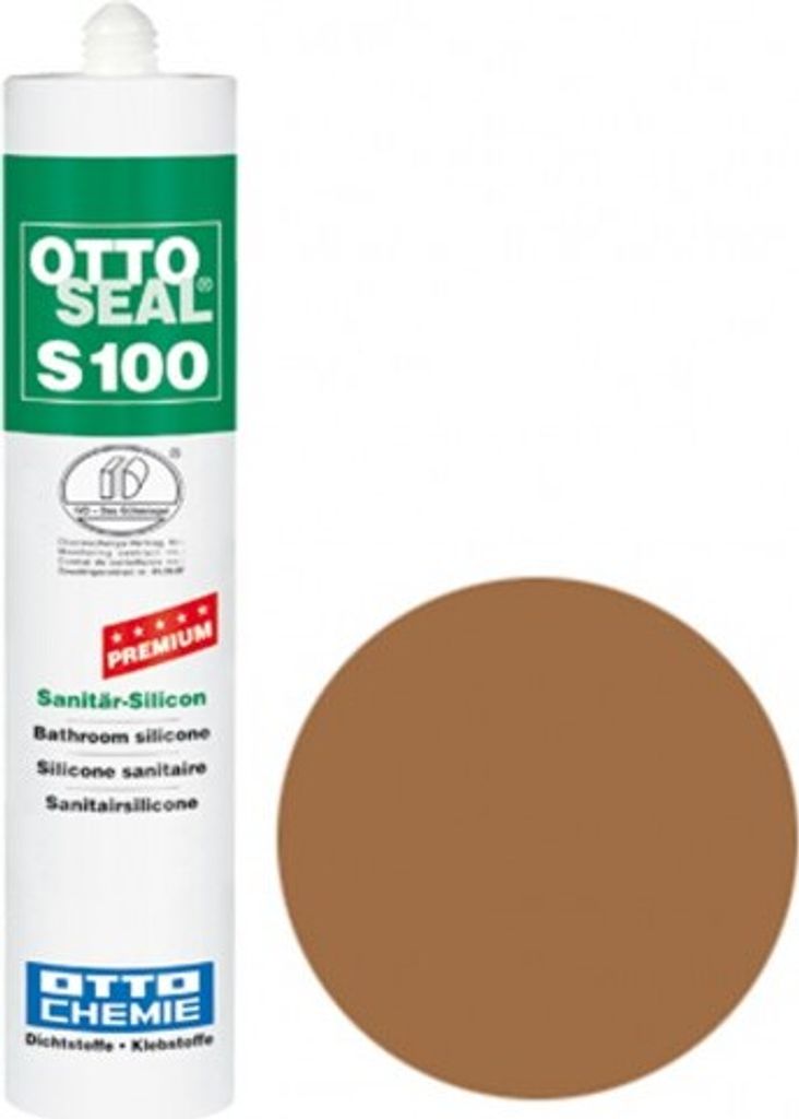 OTTOSEAL S100 Premium-Sanitär-Silikon 300ml C15 mittelbraun Produktbild 