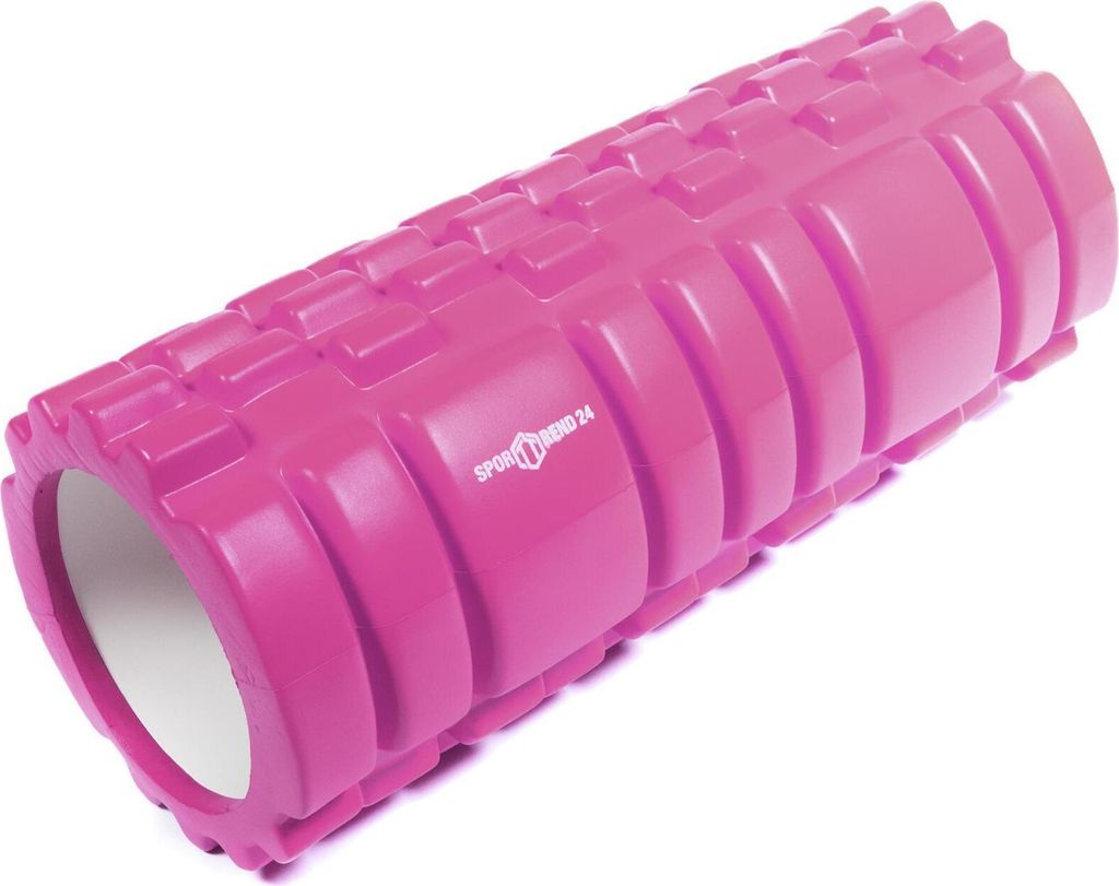 Pinke Faszienrolle Massagerolle Foam Roller Fitnessrolle Gymnastikrolle 33x14cm