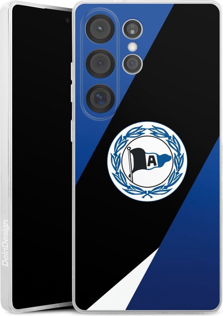 DeinDesign Handyhülle für Samsung Galaxy S25 Ultra Silikon Hülle Case Smartphone Schutzhülle Arminia Bielefeld DSC Offizielles Lizenzprodukt