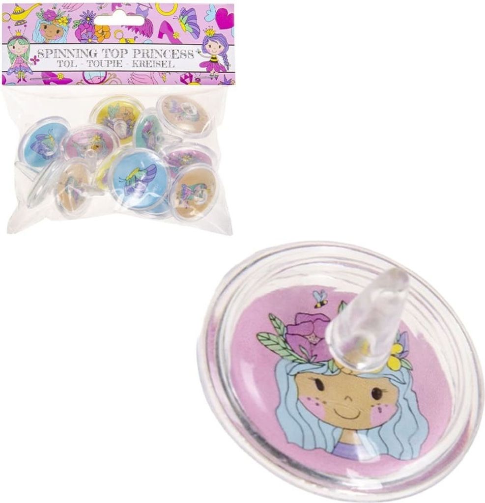 Kreisel Prinzessin "12er Pack" - ca. 3,5 cm