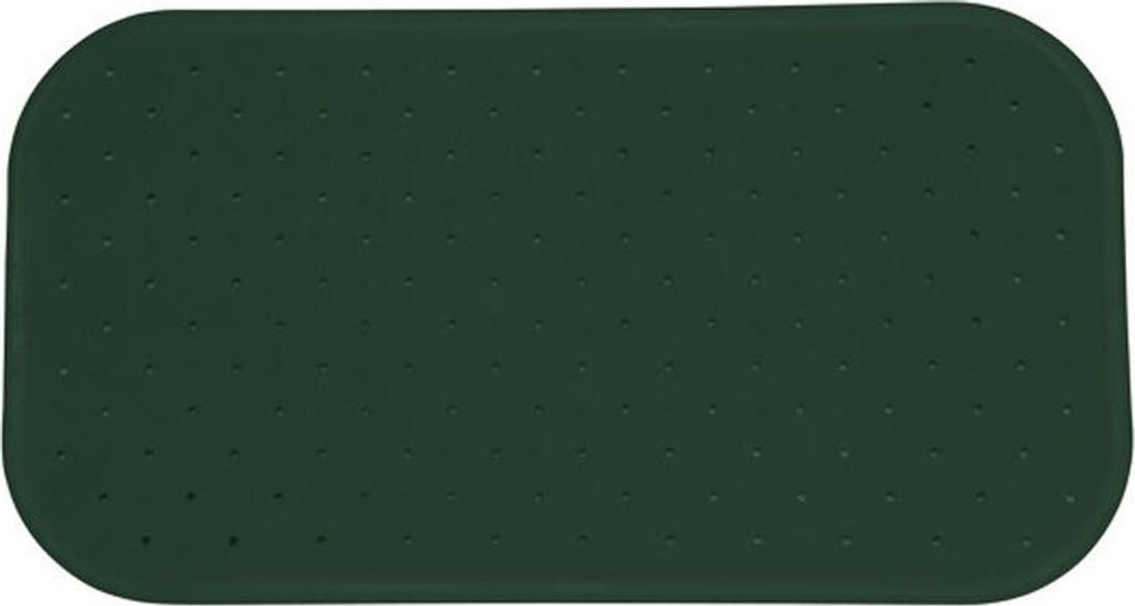 MSV Dusch-/Badeschutzmatte Bad - Gummi - grun - 36 x 76 cm
