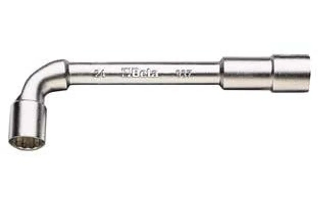 Clé à douille double hexagonale-polygonale 18x18 mm chromée réf 937