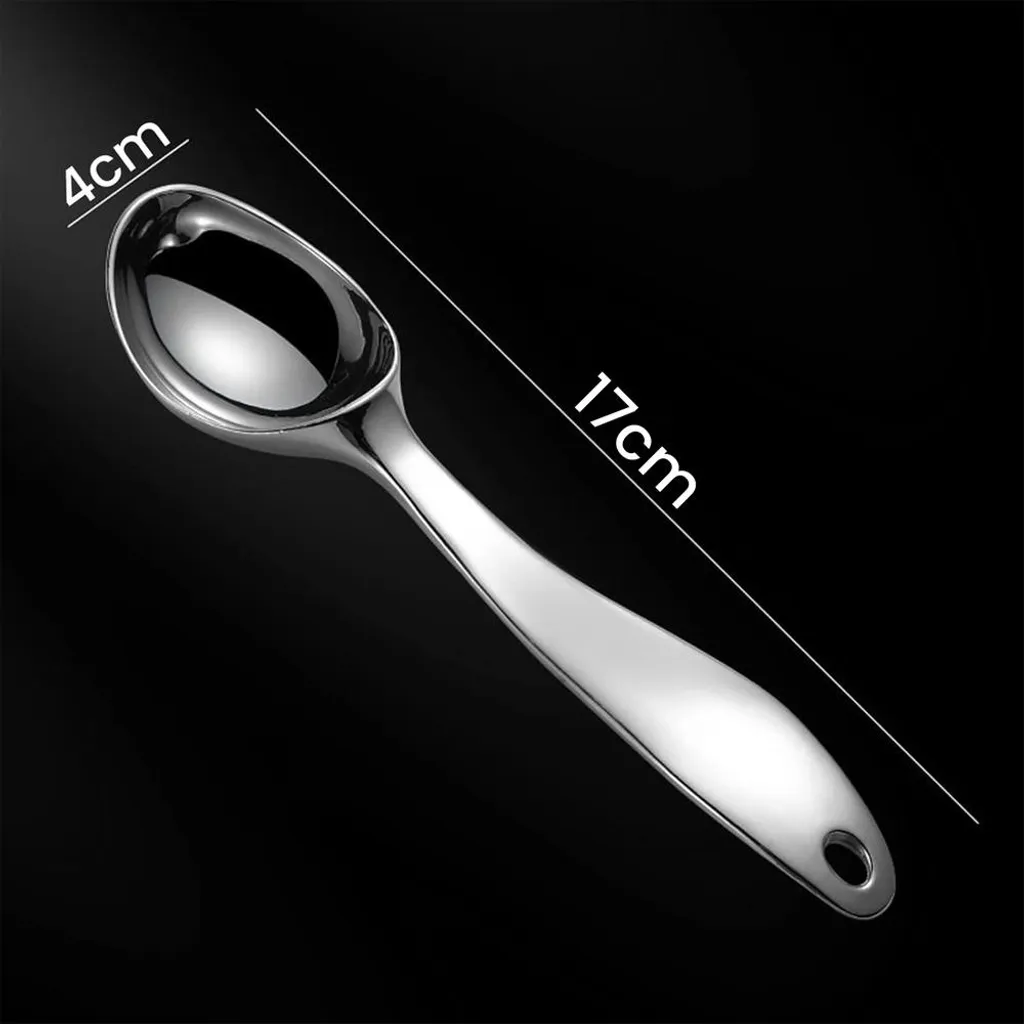 Porzionatore Per Gelato In Lega Di Zinco E Acciaio Inox - Cucchiaio Professionale Da 56mm (120ml) Con Impugnatura Comoda