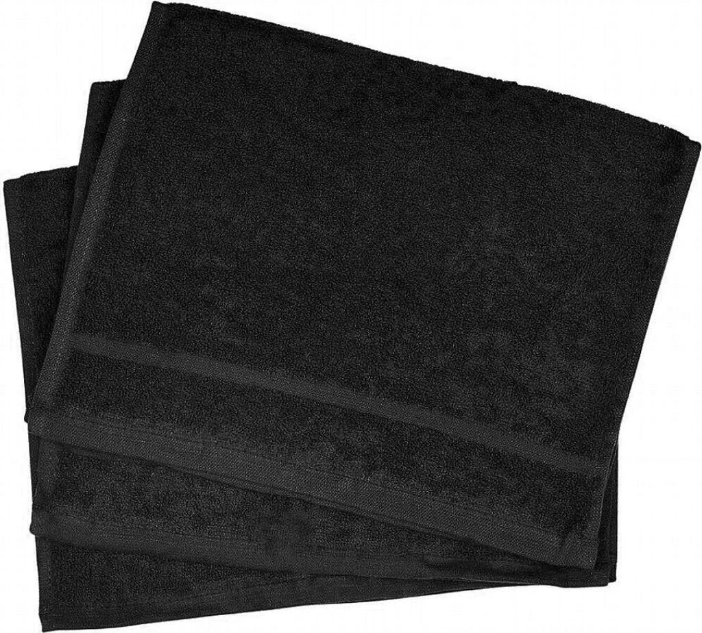 Handtuch Sofie schwarz 30x50 cm