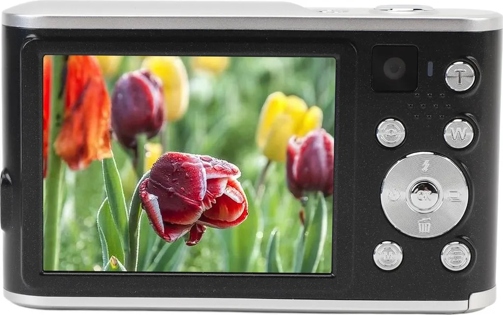 Petit appareil photo numérique 4K pour voyage et randonnée avec USB-C