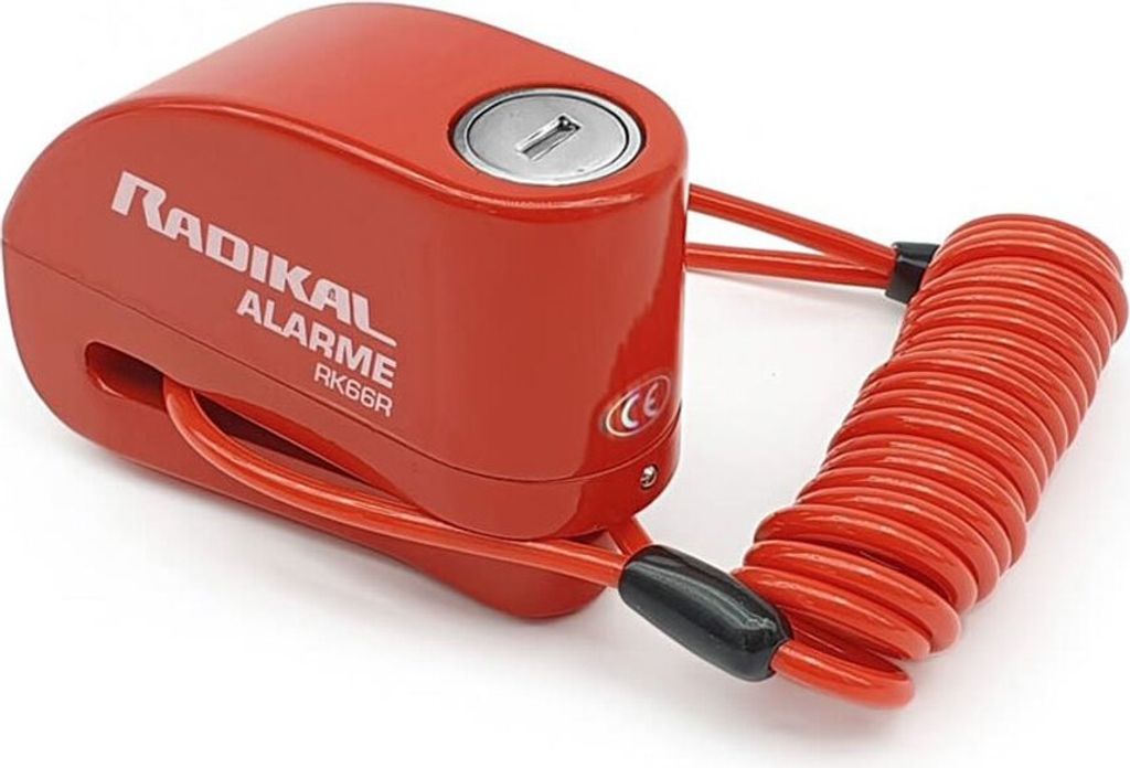 Radikal Rk66r Alarmscheibenbremse Rot Rot One Size