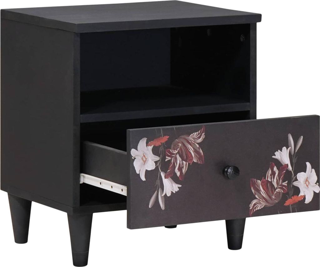 vidaXL Nachttisch Braun 40 x 33 x 46 cm Massivholz Mango