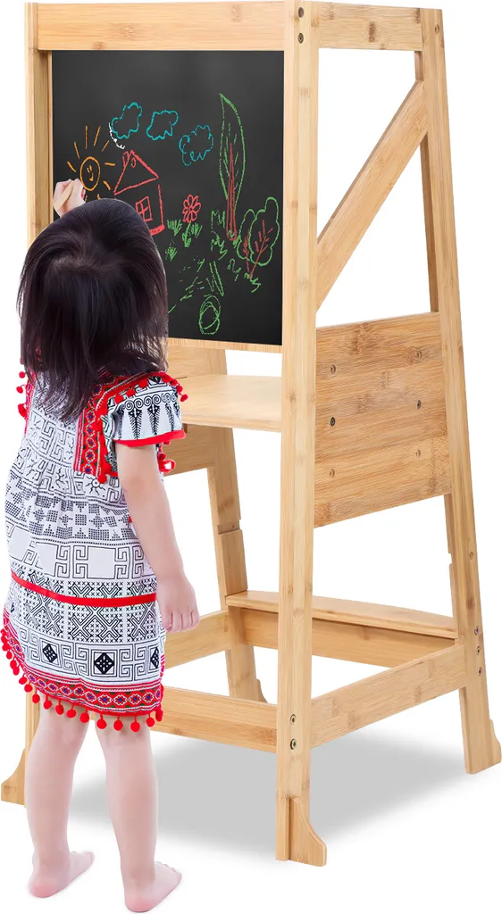 Recensione Torre Montessori TolleTour con Lavagna: Autonomia in Cucina