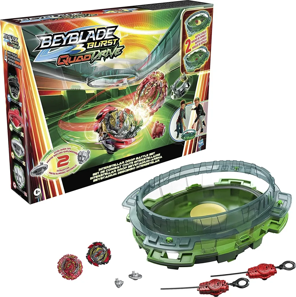 Arène Beyblade Burst QuadDrive Hasbro pour tournoi entre amis