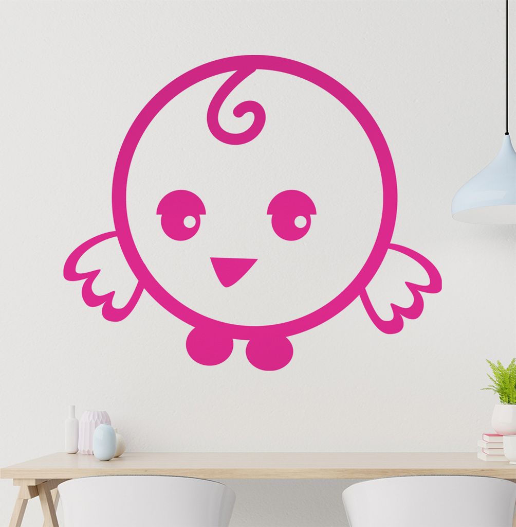 Kücken Wandtattoo in 6 Größen - Wandaufkleber Wall Sticker - Dekoration, Küche, Wohnzimmer, Schlafzimmer, Badezimmer