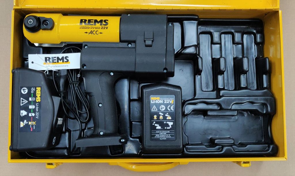 REMS Akku-Press 22V ACC Basic-Pack, 1 Stk. Produktbild 