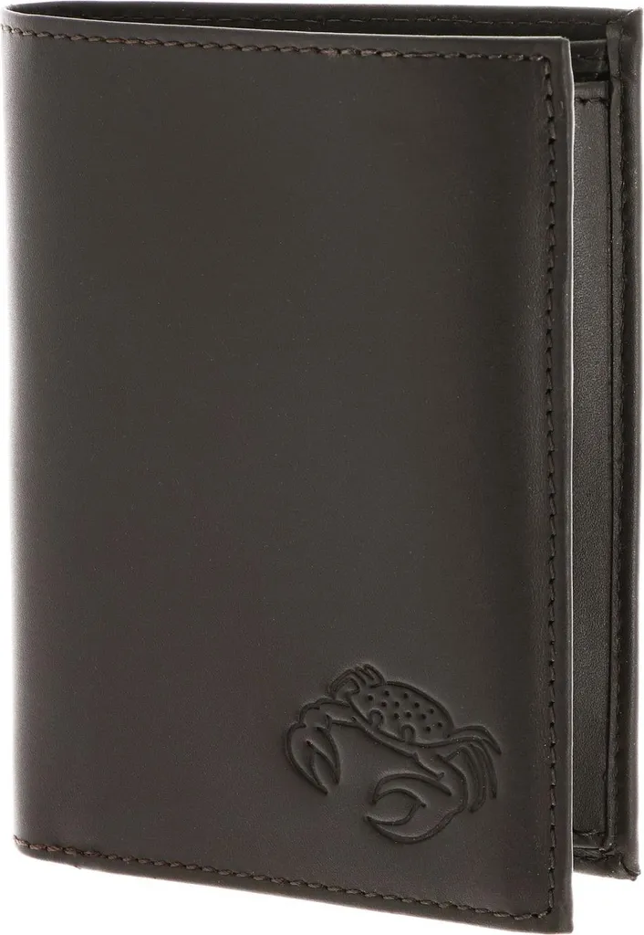 Oxmox Kombibörse Pelle Marrone RFID Protect Crab 2.0 Leather