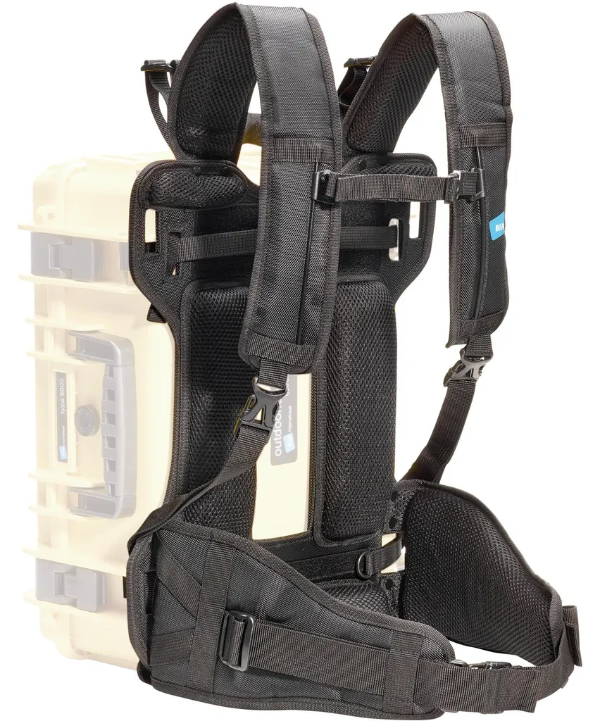 Système de sac à dos rembourré B&W BPS pour valises rigides Type 5000