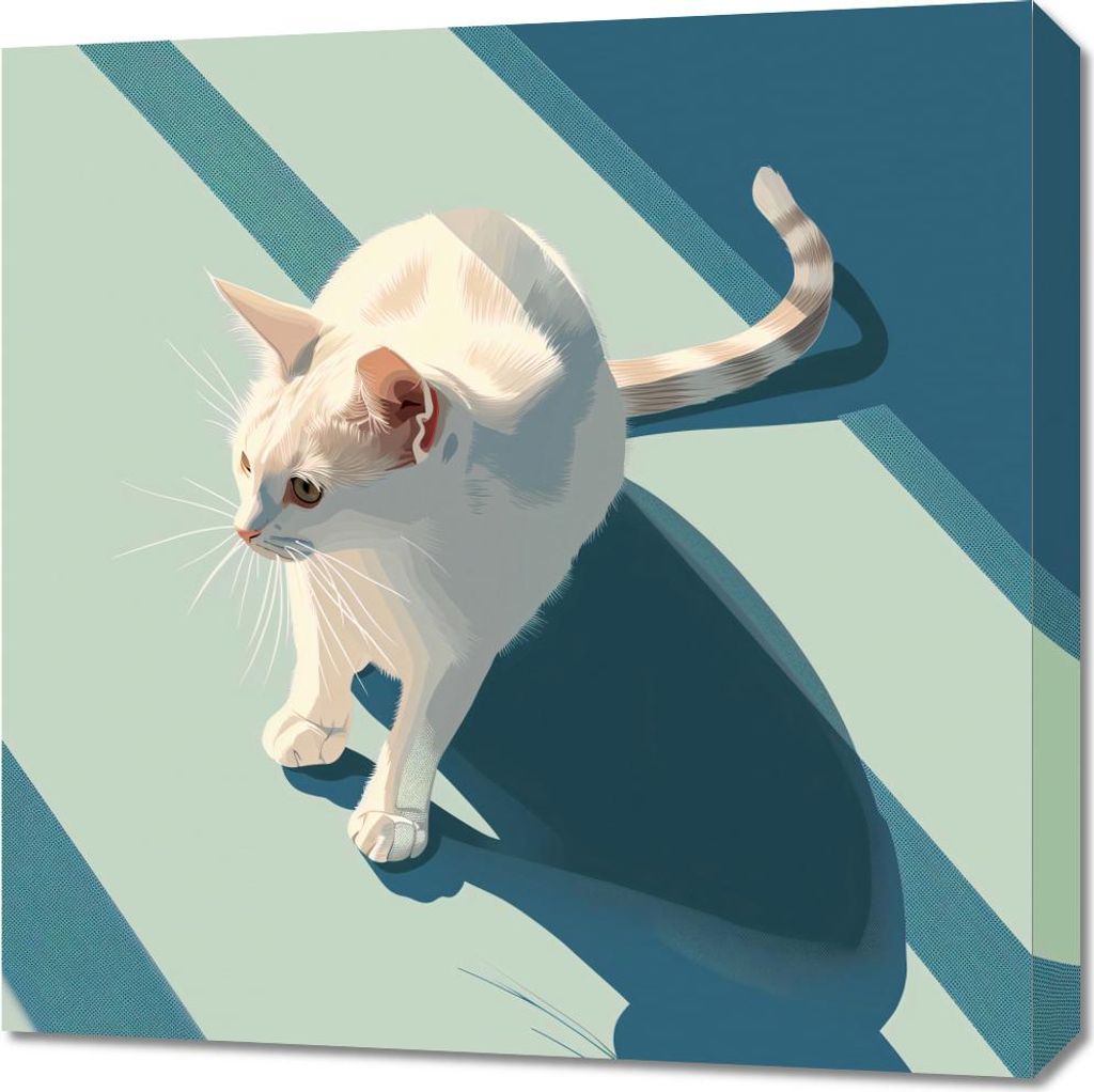 Bild 60x60cm Katzenpersona