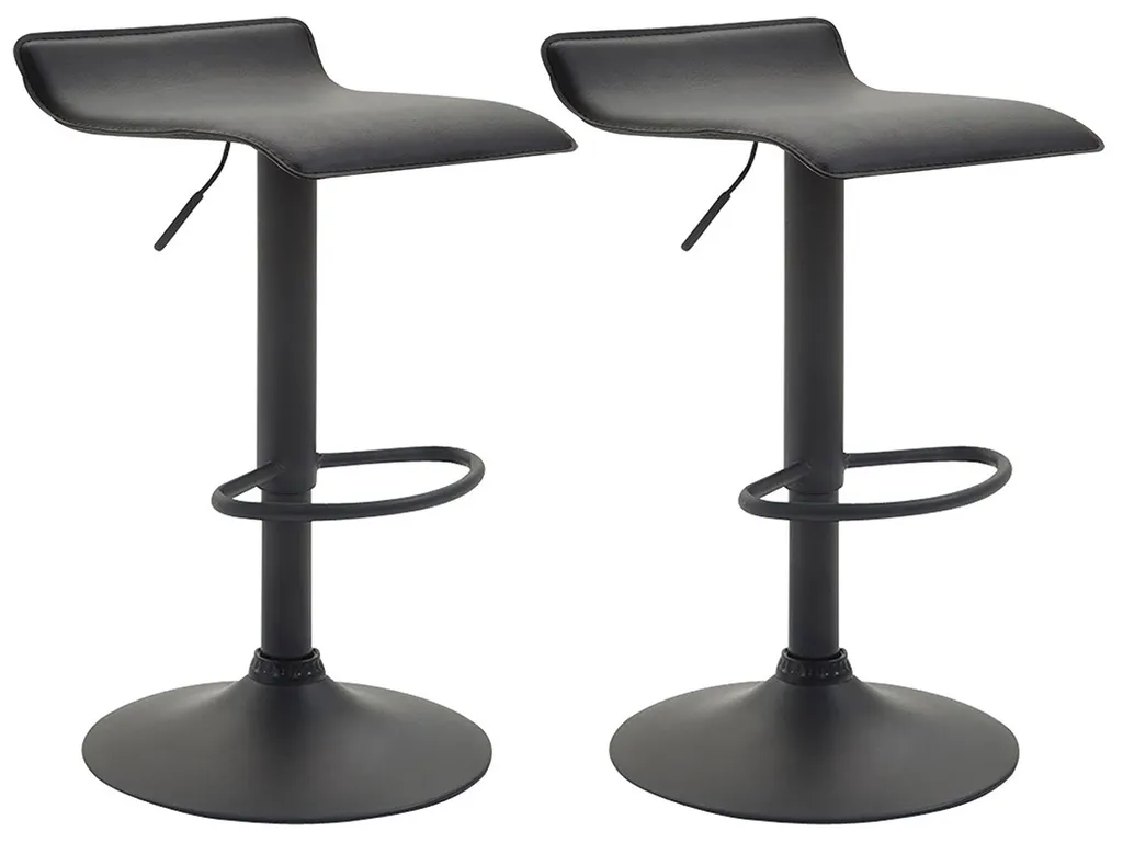 Coppia Sgabelli CLP Dyn V2 Neri | Professionali per Bar e Cucina