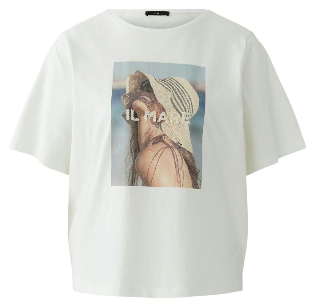 Oui T-Shirt cloud dancer 36